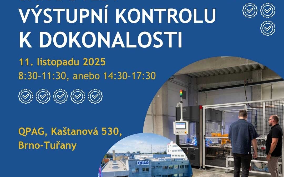 Jak dovést výstupní kontrolu k dokonalosti? Prakticky a přímo u nás v QPAG!