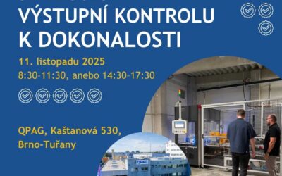 Jak dovést výstupní kontrolu k dokonalosti? Prakticky a přímo u nás v QPAG!